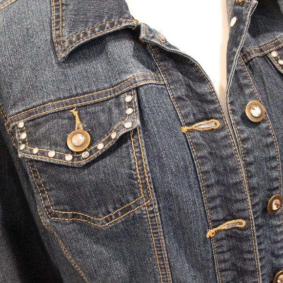 Cato Jean Jacket Size L - Picture 3 of 9